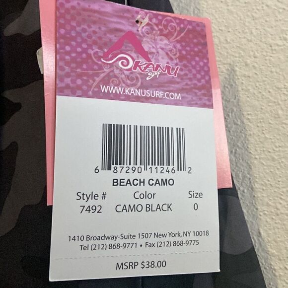 Kanu Surf Women's Darren Stretch UPF 50+ Active Swim and Workout Boardshort Sz 0 - Picture 4 of 9